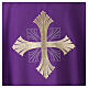 Chasuble en polyester avec broderie croix recto verso s10