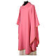 Casulla simple rosa borde dorado s3