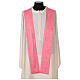 Pink damask chasuble with swirls s7