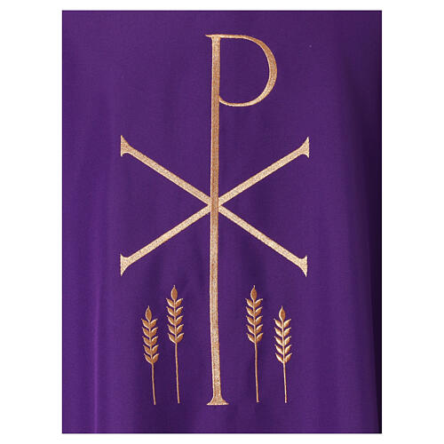 Chasuble by In Primis with gold embroidered Eucharist 7