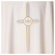 Chasuble brodée bicolore IHS In Primis s5