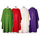 4-COLOUR CHASUBLE KIT with bicolour IHS embroidery by In Primis s7