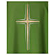 KIT of 4-COLOURED CHASUBLES with bicolour embroidered cross by In Primis s2