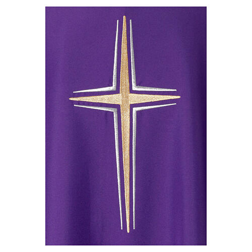 KIT DE CHAUSUBLES 4 COULEURS croix brodée bicolore In Primis 6