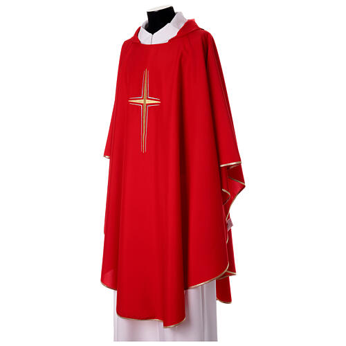 4-COLOR CHASUBLE KIT with Bicolor Embroidered Cross by In Primis 3