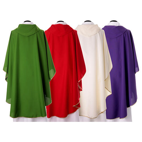 KIT CASULE 4 COLORI poliestere bordi oro In Primis 4