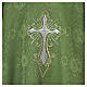 Chasuble damas croix broderies or et argent s3