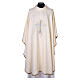 Damask Chasuble with Gold and Silver Cross Embroidery s8