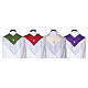 Damask Chasuble with Gold and Silver Cross Embroidery s17