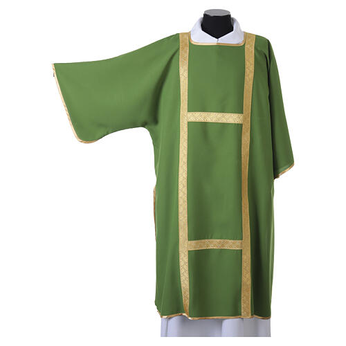 Deacon Dalmatic with Gold Floral-Effect Galloons and Deacon Stole 3