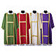Deacon Dalmatic with Gold Floral-Effect Galloons and Deacon Stole s1