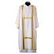 Deacon Dalmatic with Gold Floral-Effect Galloons and Deacon Stole s6