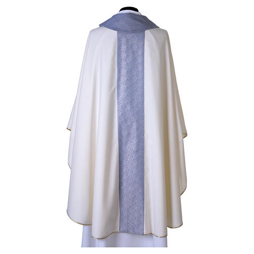 Casula liturgica con stolone celeste  6