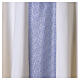Liturgical chasuble with light blue stolon s5
