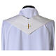 Liturgical chasuble with light blue stolon s8