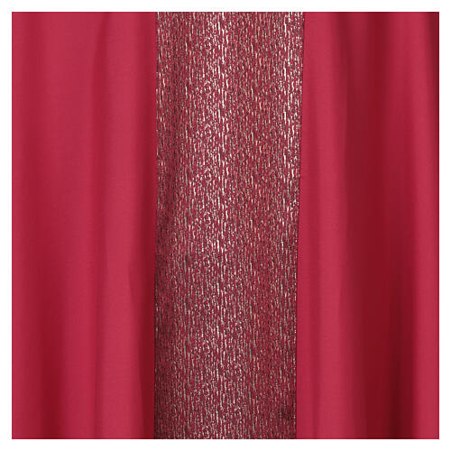 Catholic Chasuble with embroidered stolon and gold details 5