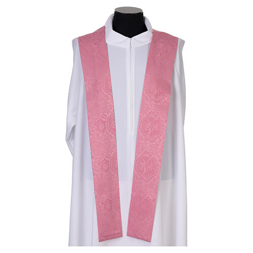 Pink chasuble with Eucharistic chalice and dalmatic‑style embroidery 7