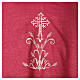 Chasuble ornement épis de blé et croix broderie damassée s5