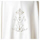 Chasuble ornement épis de blé et croix broderie damassée s7