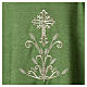 Casula con ornamento di grano e croce ricamo damascato s3
