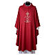 Chasuble with Wheat Decor and Damask Cross Embroidery s4