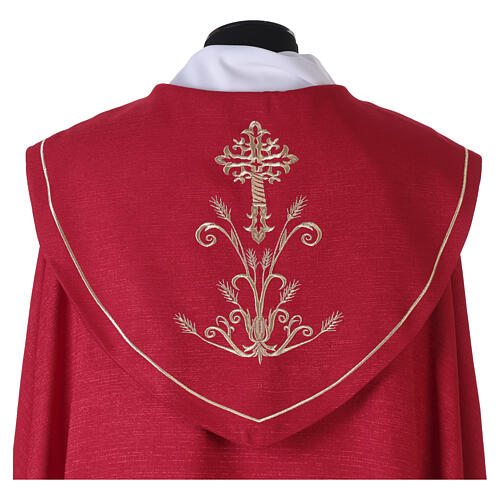 Chape liturgique couleur ivoire Saint Nom de Jésus 4