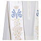 Ivory Marian Stole with Golden Floral Embroidery s2