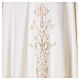 Chasuble with floral cross and golden scroll embroidery s7