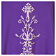 Chasuble with Floral Cross and Golden Scroll Embroidery s9