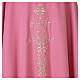 Pink Chasuble with Golden Floral Cross Embroidery s3