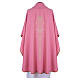 Pink Chasuble with Golden Floral Cross Embroidery s6