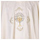 Chasuble damassée avec motif eucharistique JHS et étole s8