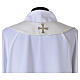 Ivory satin liturgical cope with gold floral embroidery s10