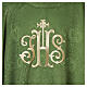 Damask chasuble with gold JHS embroidery s3