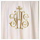 Damask chasuble with gold JHS embroidery s7