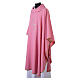 Alpha and Omega chasuble in pink with gold and silver embroidery s3
