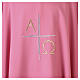 Casula Alpha e Omea rosa ricami oro e argento s2