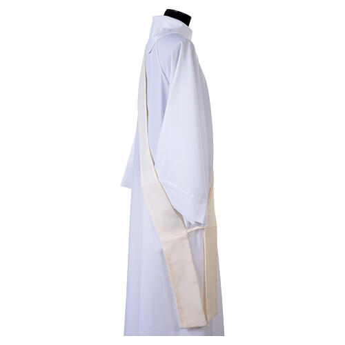 Dalmatic with silver cross and golden wheat and vine embroidery 13