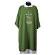 Dalmatic with silver cross and golden wheat and vine embroidery s4