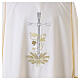 Dalmatic with Silver Cross and Gold Wheat and Vine Embroidery s8