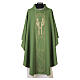Kasel mit Mittelstab und goldenem IHS-Monogramm s2