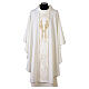 Kasel mit Mittelstab und goldenem IHS-Monogramm s6