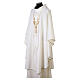 Kasel mit Mittelstab und goldenem IHS-Monogramm s12