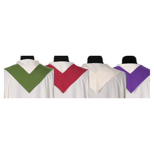 Chasuble with central band and golden IHS letters 16