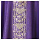 Flame textured chasuble with gold orphrey s10