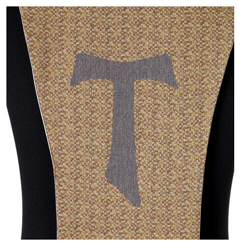 Skapulier Heiliger Franziskus, goldfarben 6