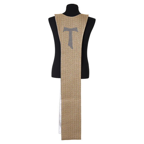 Saint Francis Scapular Vestment, gold 3