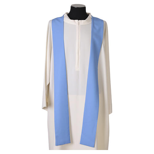Casulla Virgen Milagrosa azul Confezioni Vebi 7