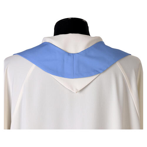 Casulla Virgen Milagrosa azul Confezioni Vebi 8