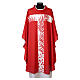 Red Chasuble with Printed Palm Motif, Vebi Confezioni s1